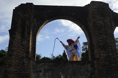 Presentación durante evento en Nigua, San Cristóbal.