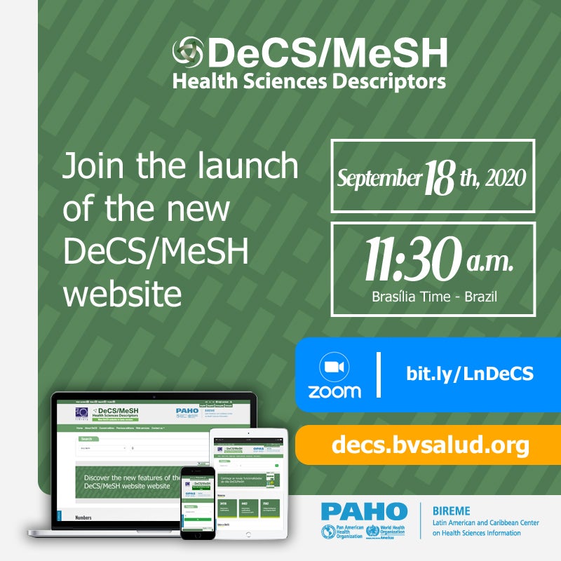 Launch of the new DeCS portal 