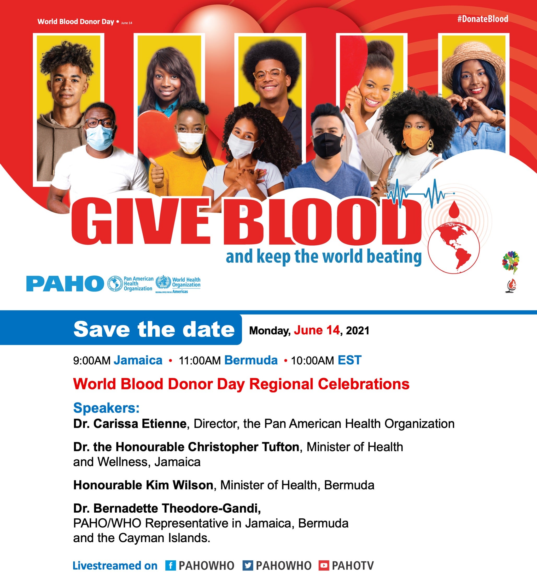 World Health Organization (WHO) - 💓 Give blood & keep the world beating 💓 Give blood & keep the world beating 💓 Give blood & keep the world beating 💓 Give blood