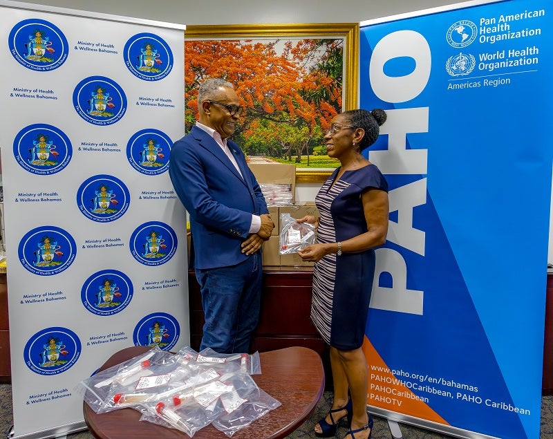 PAHO/WHO donates Nasal Swabs to the Ministry of Health and Wellness