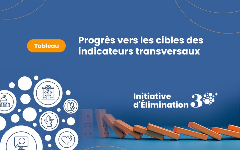 Tableau de bord des progrès vers les cibles des indicateurs transversaux