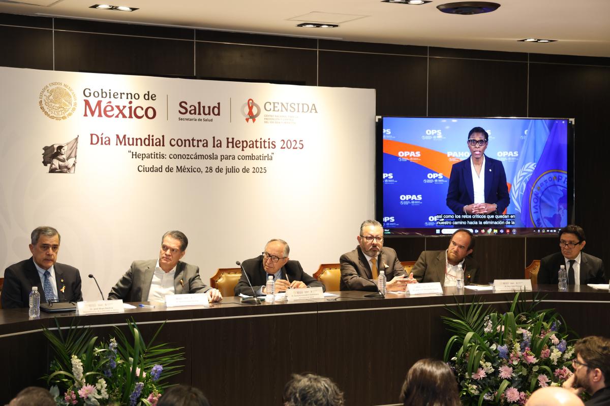 Mensaje videograbado de la subdirectora de la OPS/OMS, Rhonda Sealey-Thomas durante el evento.