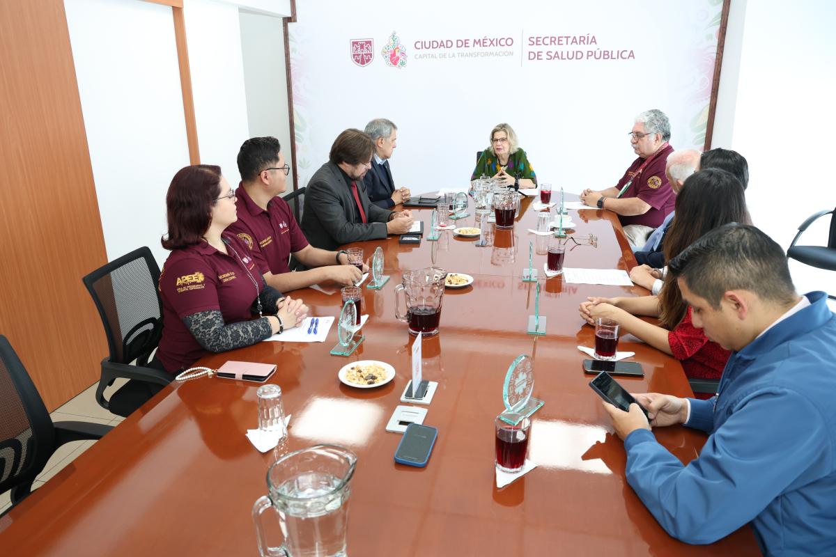 Participantes de la firma de Convenio de Cooperación entre la Secretaría de Salud de Ciudad de México y la OPS/OMS 