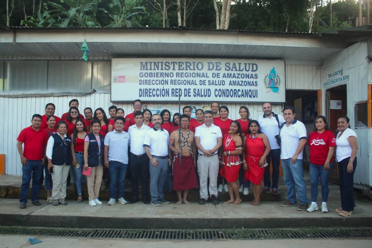 Condorcanqui Health Network / Delegation from DSVIH, DPCTB, and PAHO/WHO visit the Condorcanqui Health Network Directorate