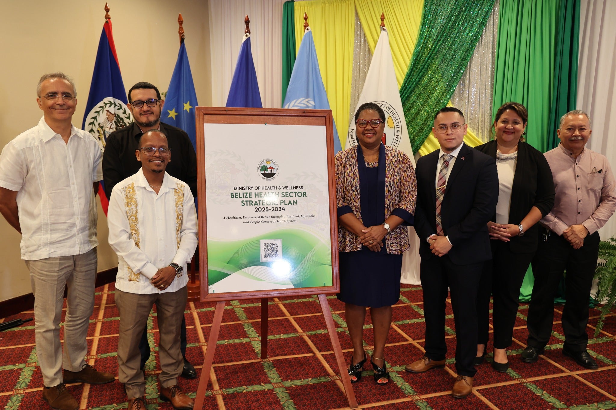Image of the Launch of the Health Sector Strategic Plan 2025-2034 for Belize
