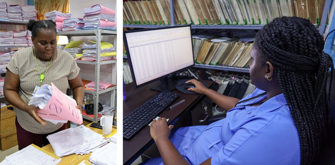 From paper medical records  to digital records