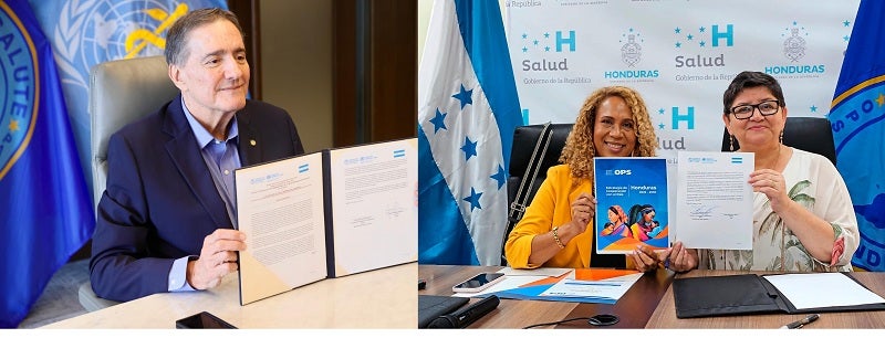 Director y Secretaria de Salud firman la ECP de Honduras