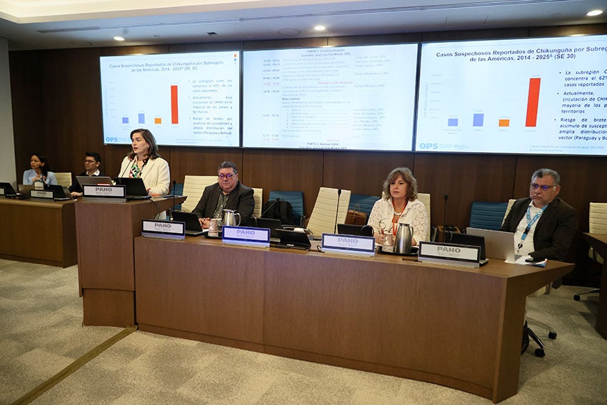 Reunion sobre arbovirus