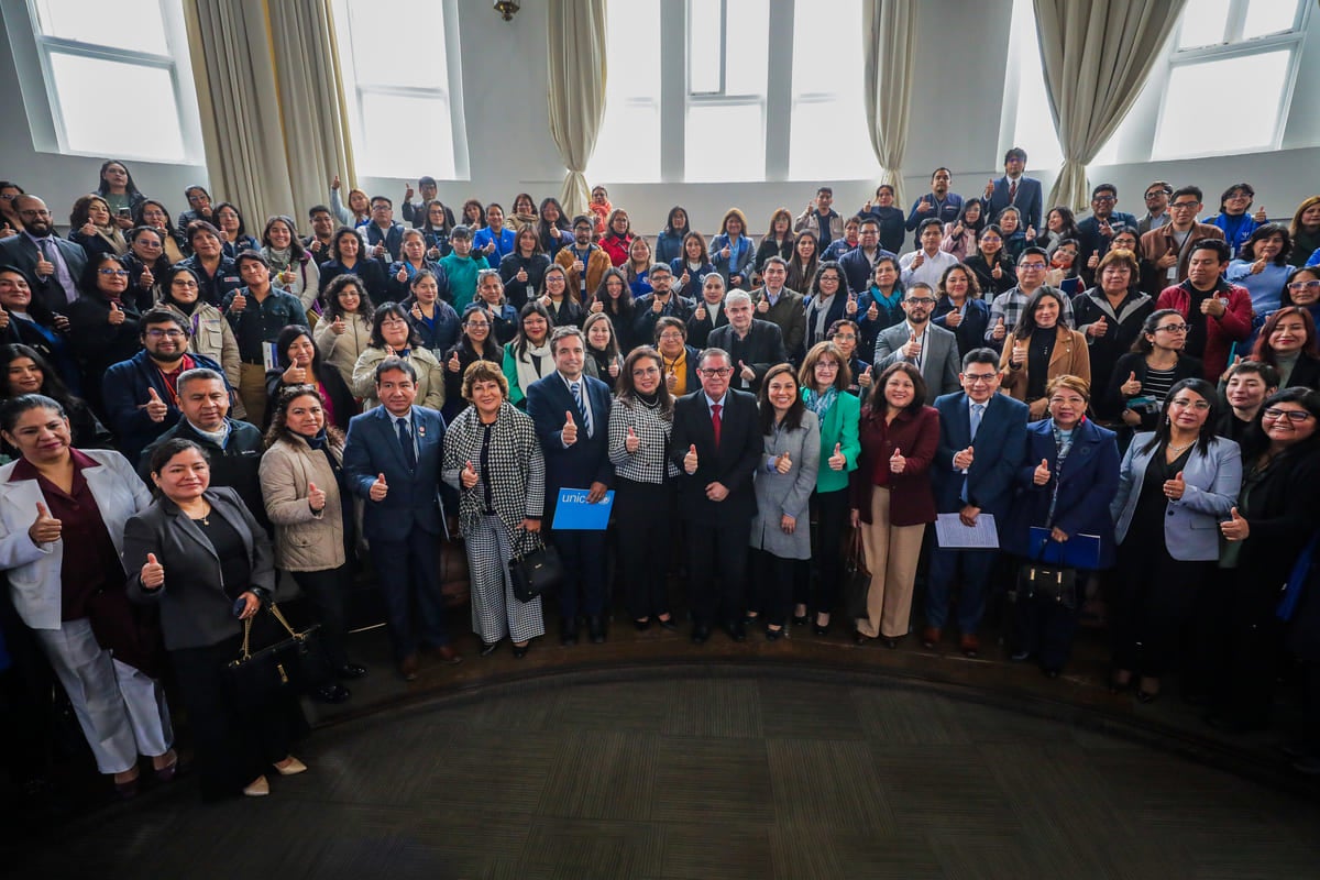 Asistentes al lanzamiento del Plan. Créditos: Minsa Perú. 