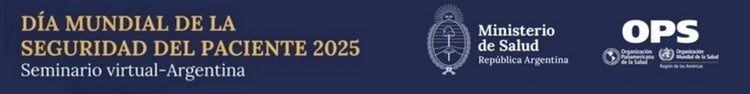 Banner Día Mundial de la Seguridad del Paciente - Argentina 2025