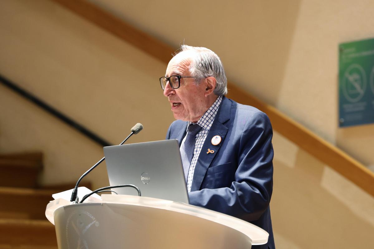 Secretario de Salud, David Kershenobich durante la conmemoración del Día Mundial de la Seguridad del Paciente