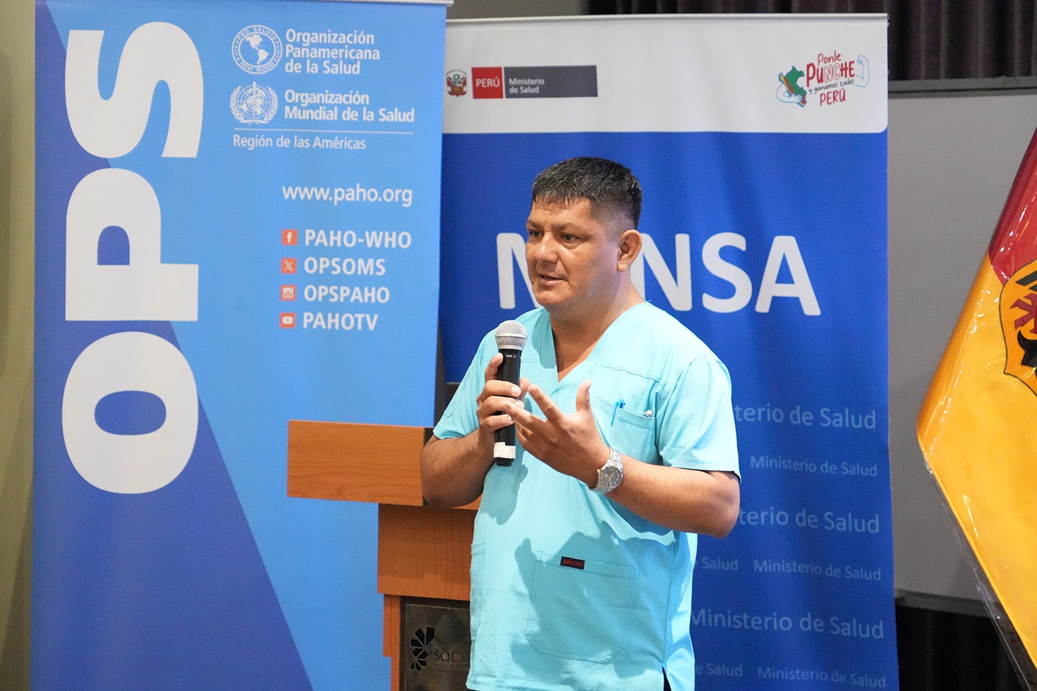 OPS/Luz Rospigliosi || Leyner Mendoza, licenciado en enfermería del C.S. Santa Clotilde de Loreto, cuenta su experiencia con el uso del aplicativo.