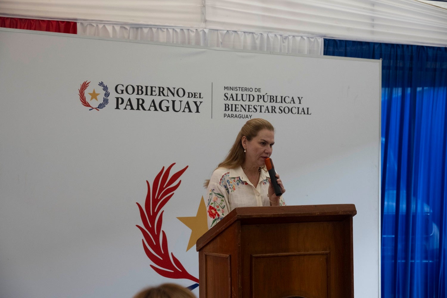 Ministra de Salud, Dra. María Teresa Barán.