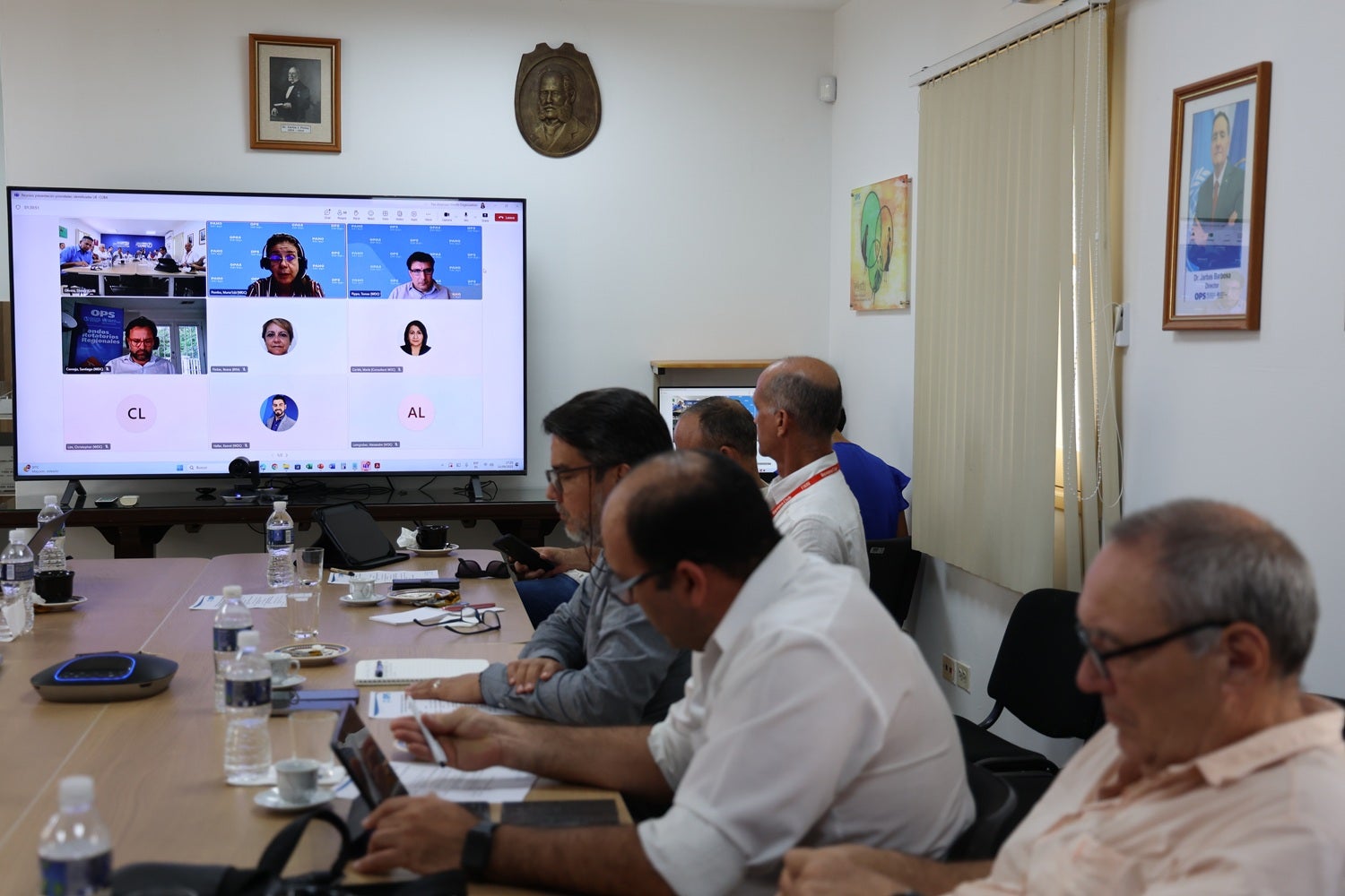 Reunión virtual entre BioCubaFarma y OPS