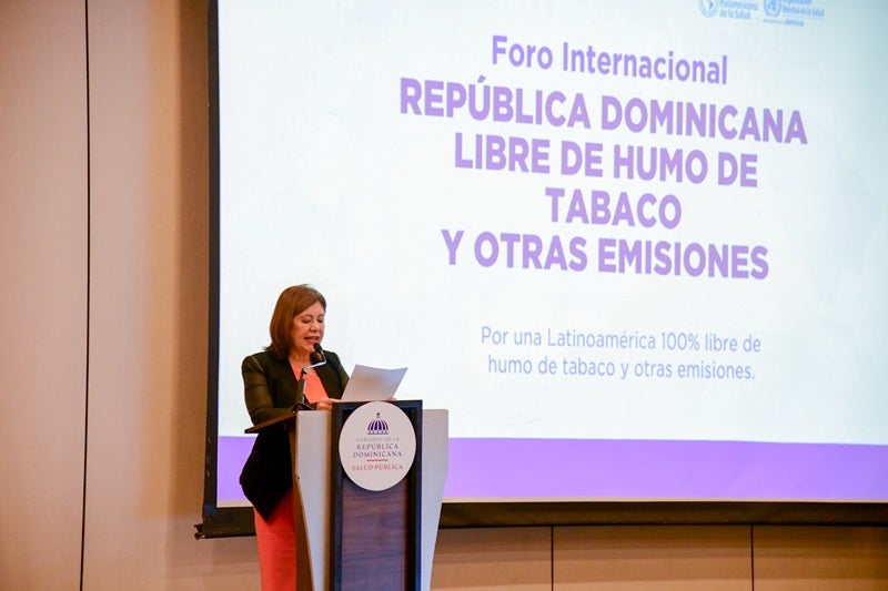 República Dominicana avanza hacia ambientes 100% libres de humo de tabaco y otras emisiones con apoyo de la OPS/OMS