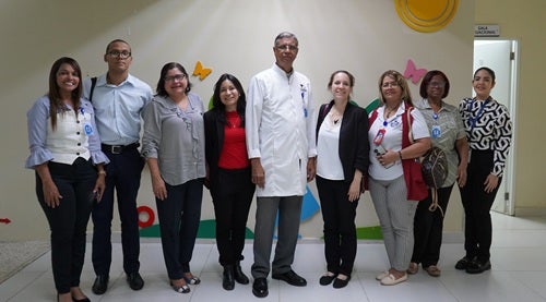 Visita de misión a Hospital Materno Infantil Los Mina