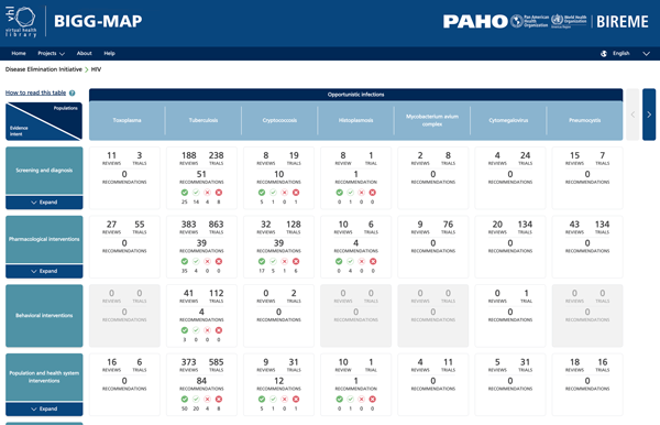 BIGG MAP Dashboard hiv