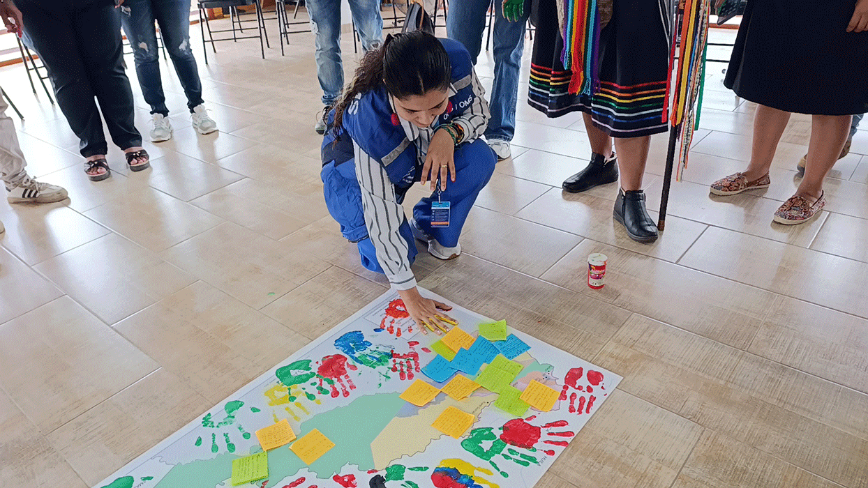 trabajo de NPC con el grupo indigena