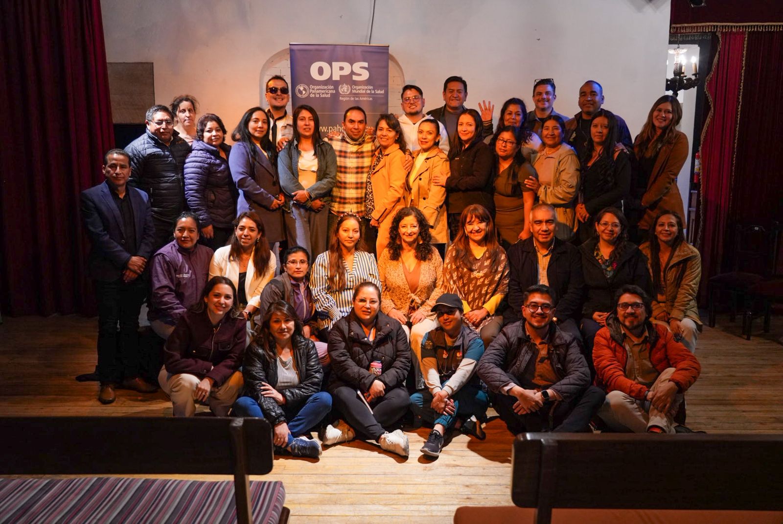 Equipos de salud que participaron en el taller presencial del componente Salud + Arte