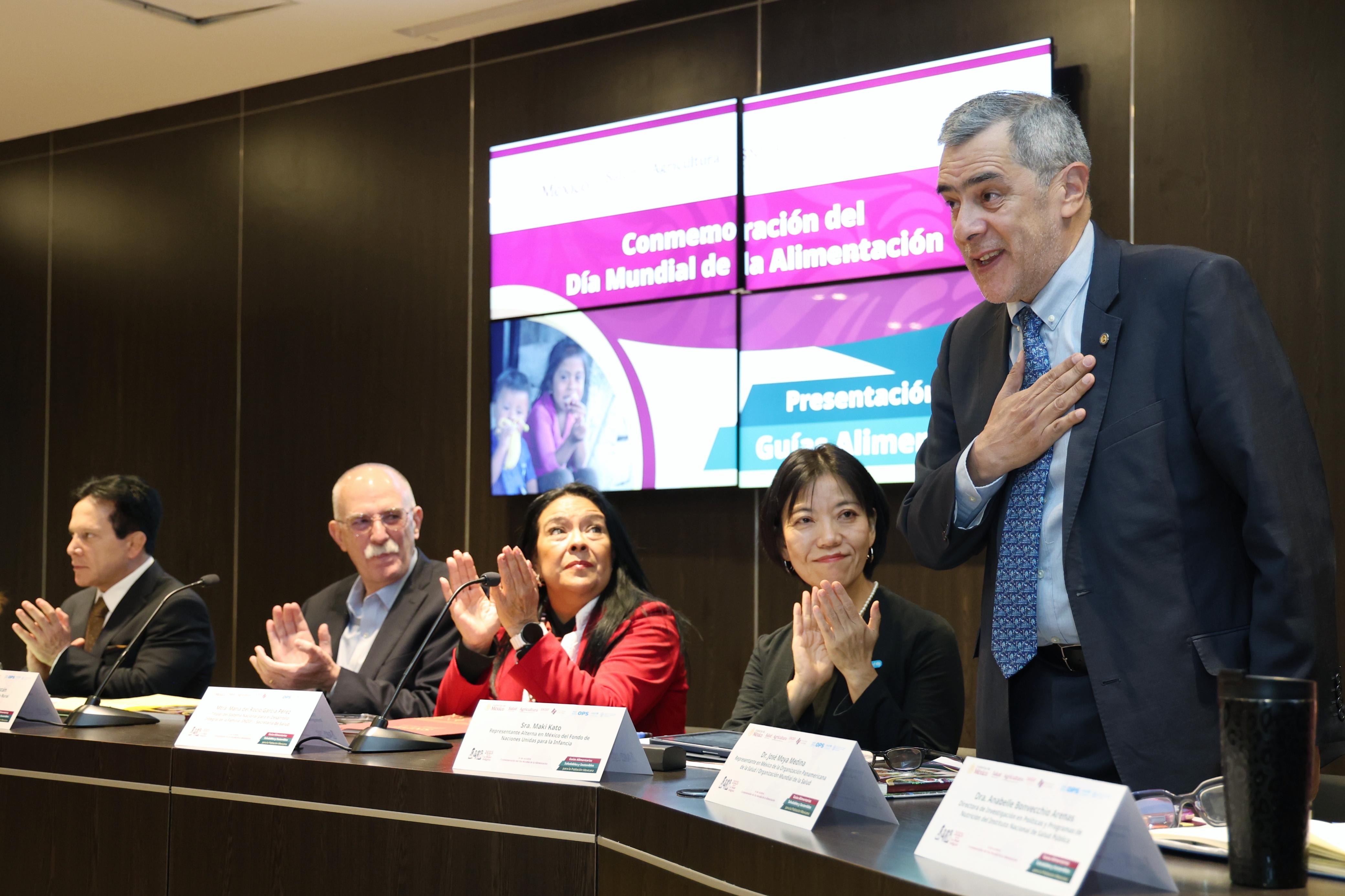 Representante de la OPS/OMS en México, José Moya.