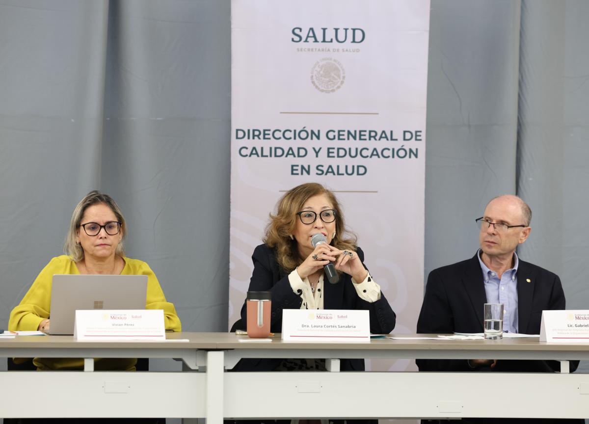 Mensaje de directora general de Calidad y Educación en Salud, Laura Cortés Sanabria