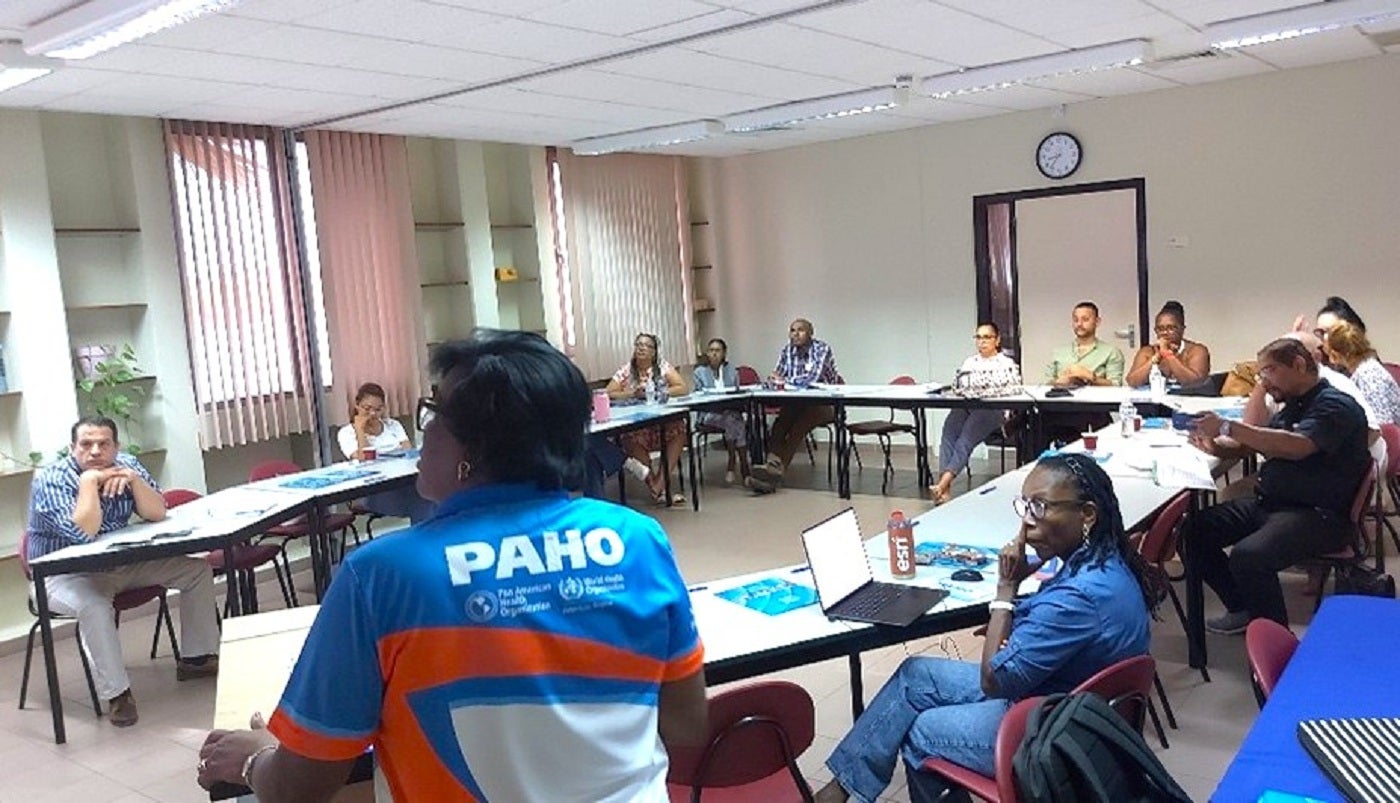 Dr. Michelle Harris, PAHO/WHO TTO Advisor for NCDs and Mental Health, presented on PAHO/WHO’s technical cooperation in the region and the intersection of mental health and noncommunicable diseases (NCDs).