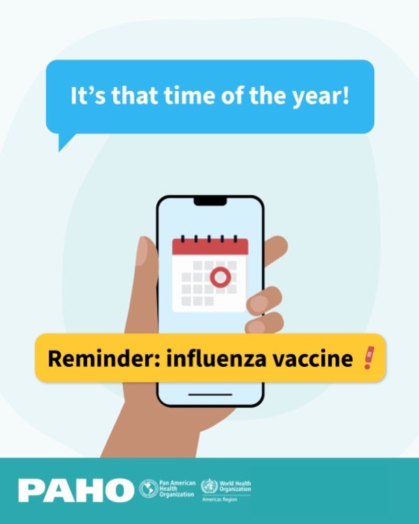 Reminder influenza vaccine