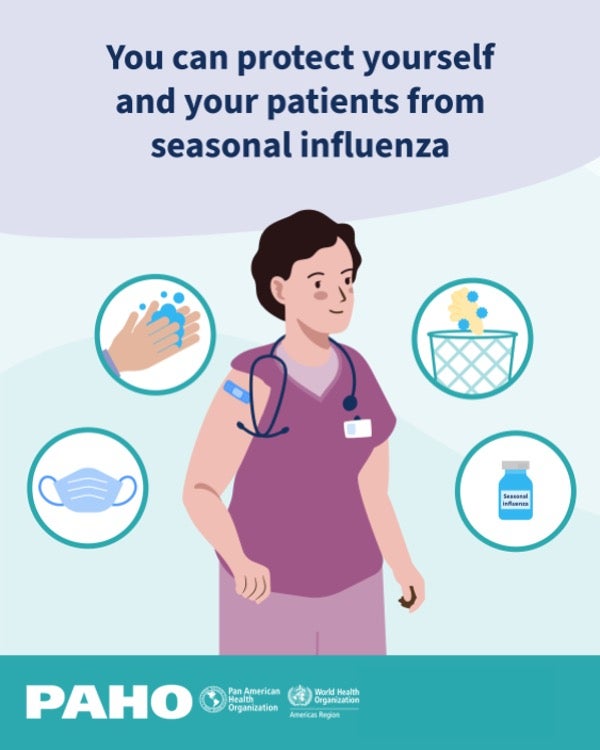 Influenza vaccine for health workers