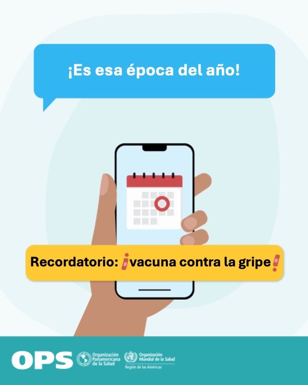 Recordatorio de la vacuna contra la influenza