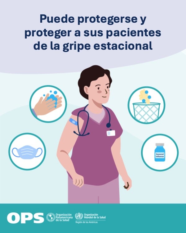 Vacuna contra la influenza para trabajadores de la salud