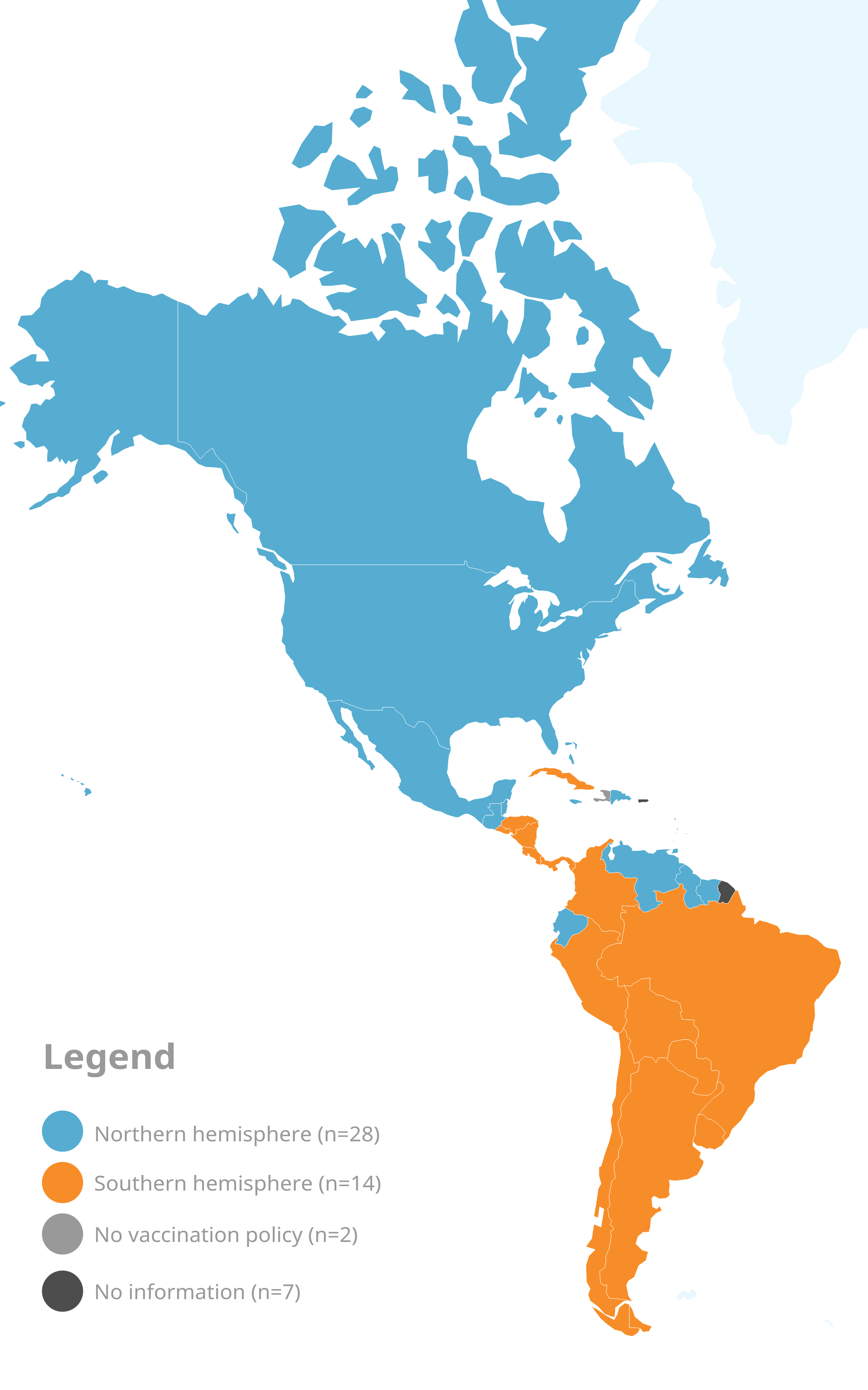Regional influenza vaccine map