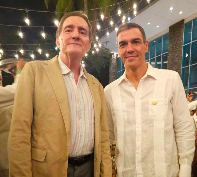 Dr. Jarbas con el presidente de España