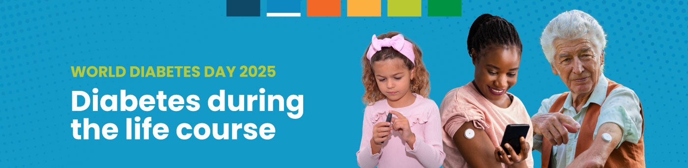 People of different ages with diabetes