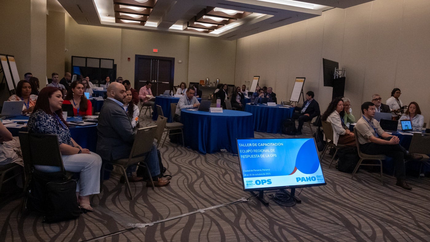 Taller regional de respuesta a emergencias en salud