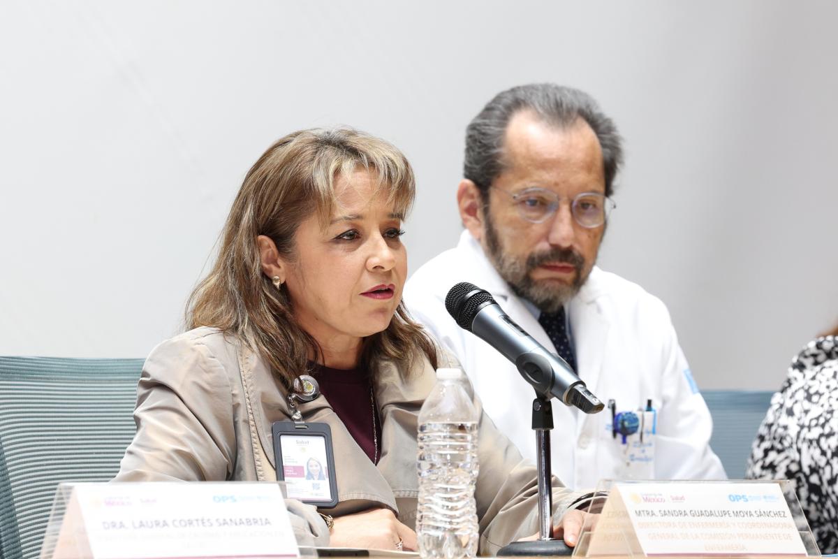 Mensaje de la directora de Enfermería y coordinadora general de la CPE, Sandra Guadalupe Moya
