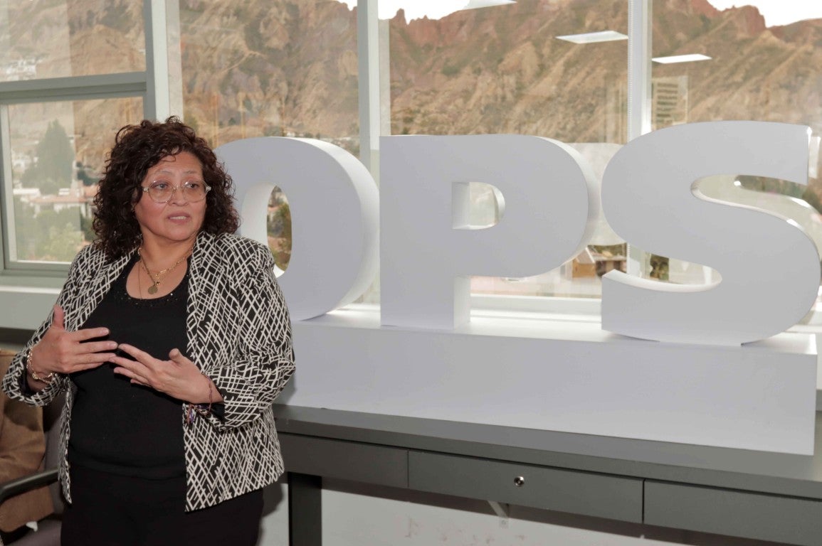 visita Ministra de Salud y Deportes a OPS Bolivia