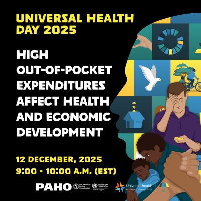 Rostro con ilustraciones de palomas, familias en bicicleta, paciente visitando el médico, y demás.
