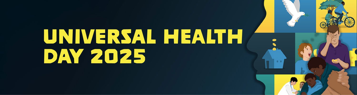 Universal Health Day 20225 - Dove, doctor, people, arms, etc.