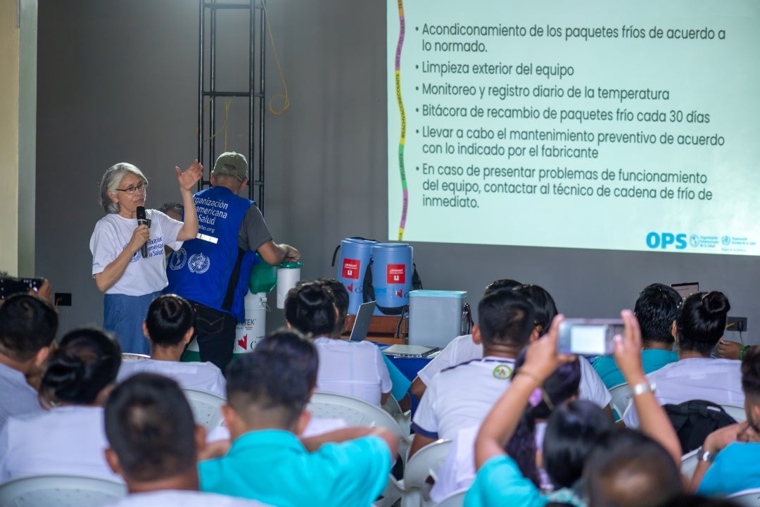 Trabajadores de Salud en el Datem del Marañón, Perú reciben entrenamiento