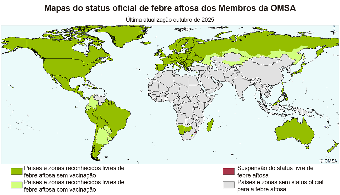 ""mapa estatus fiebre aftosa