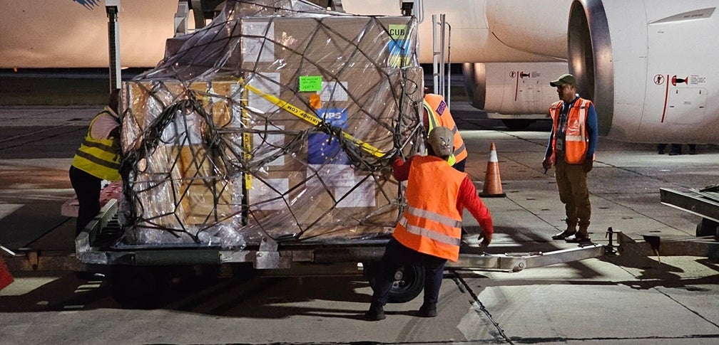 Suministros del segundo envío para respuesta a emergencia por huracán Melissa