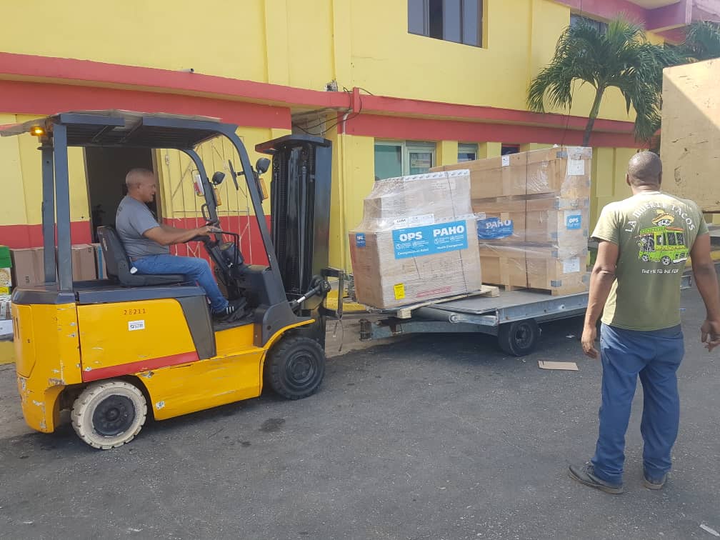 Suministros del segundo envío para respuesta a emergencia por huracán Melissa