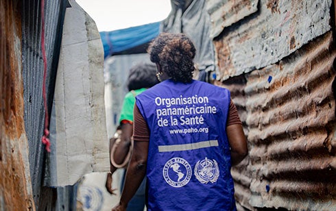 PAHO staff in the field