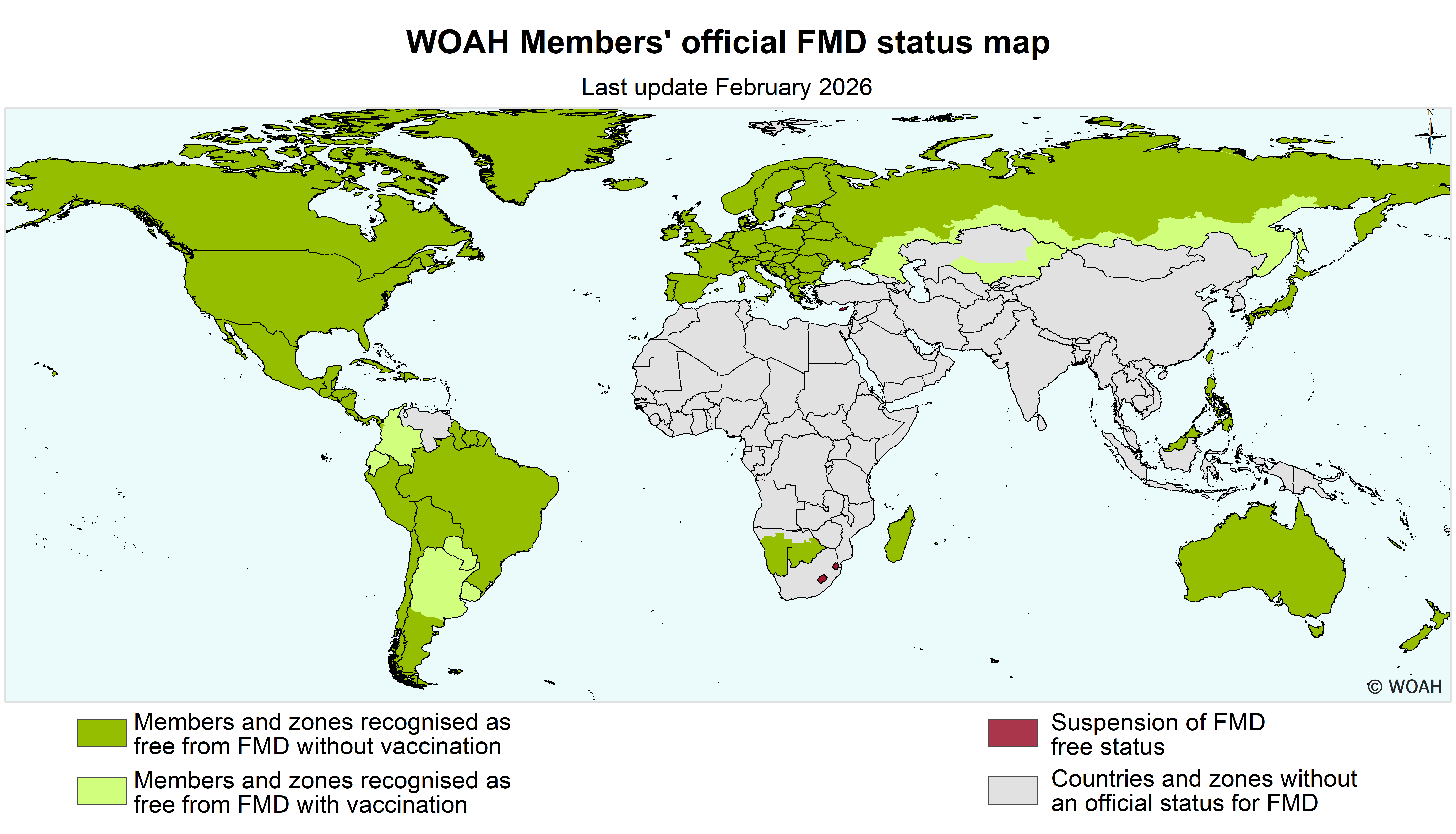 ""mapa estatus fiebre aftosa