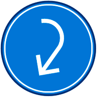 Arrow indicating continuation to the next milestone