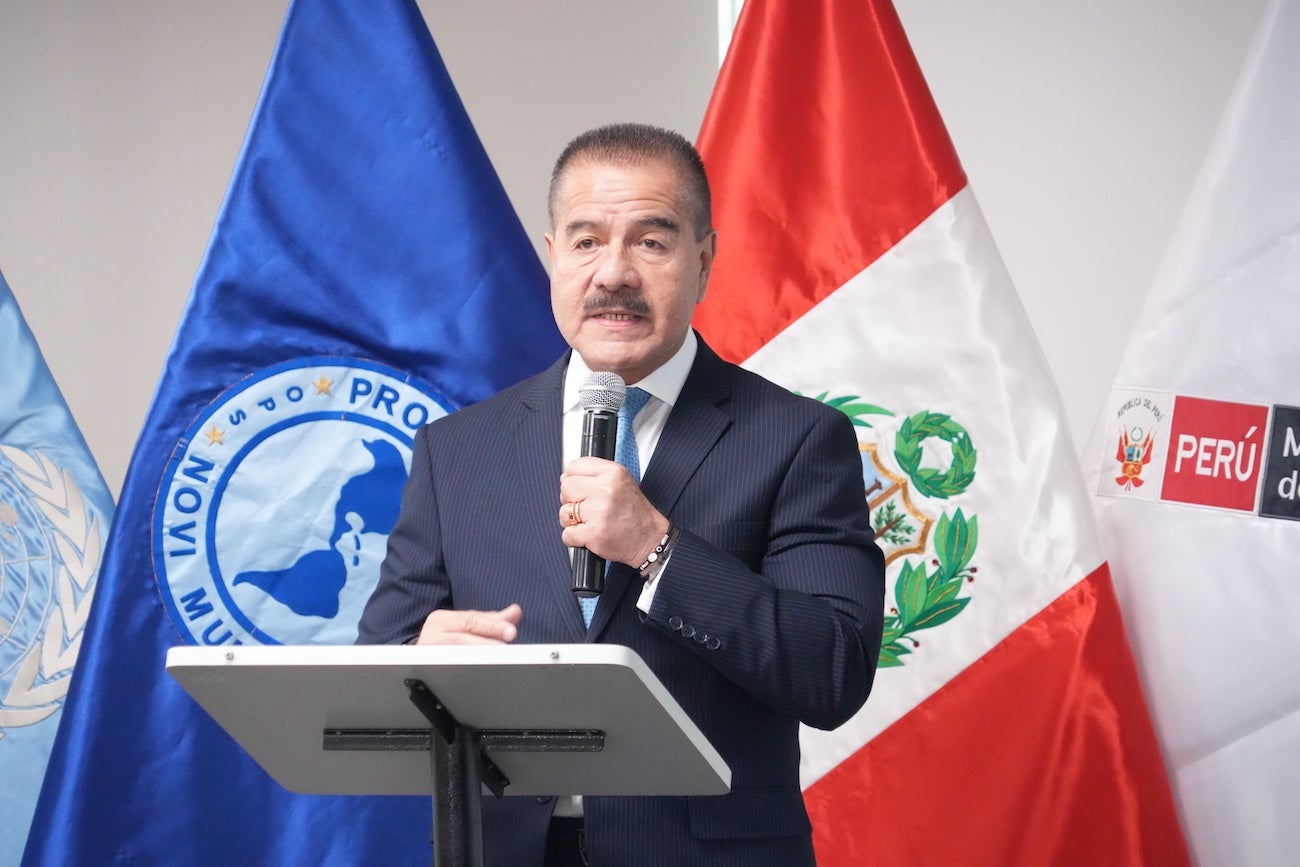 OPS/Luz Rospigliosi|| Ministro de Salud del Perú, Luis Quiroz. 