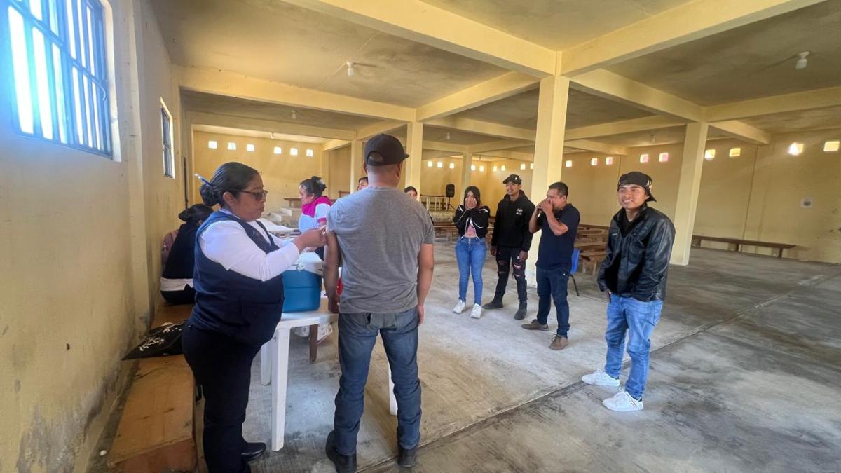 Vacunación en Chiapas