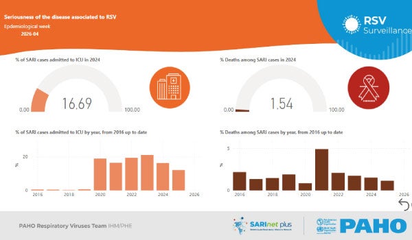 Situación de Virus Sincitial Respiratorio (RSV) - Región de las Américas