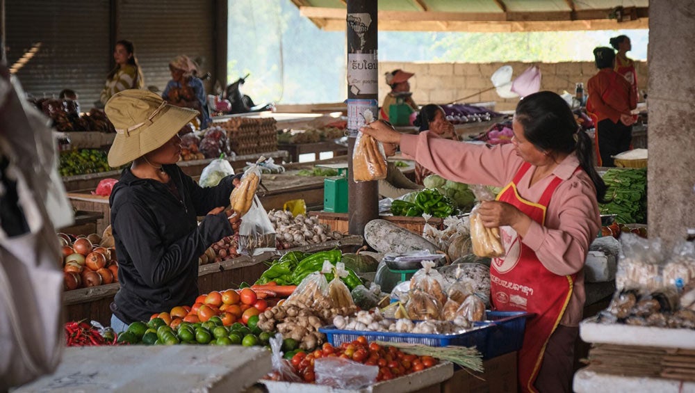 Open air market