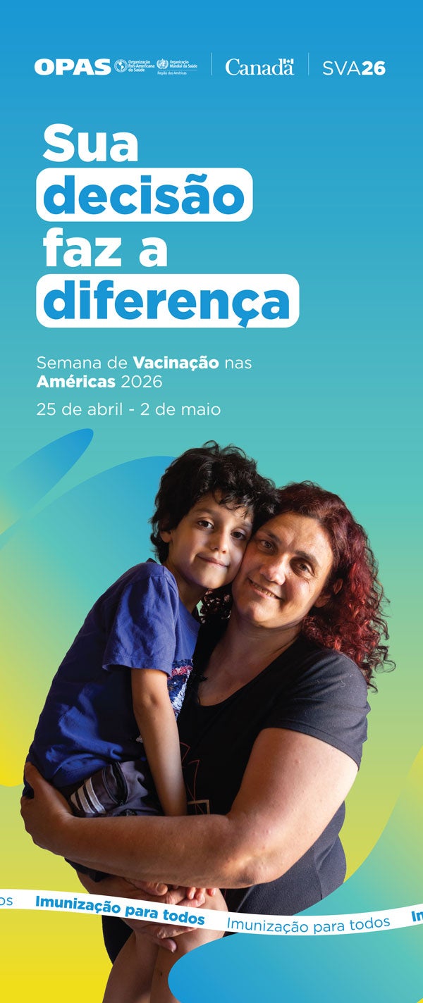 VWA 2026 family roll up banner portuguese